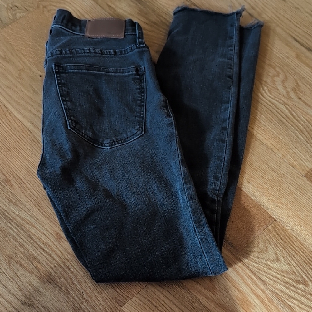 Madewell size 24 9" High-rise Skinny Black